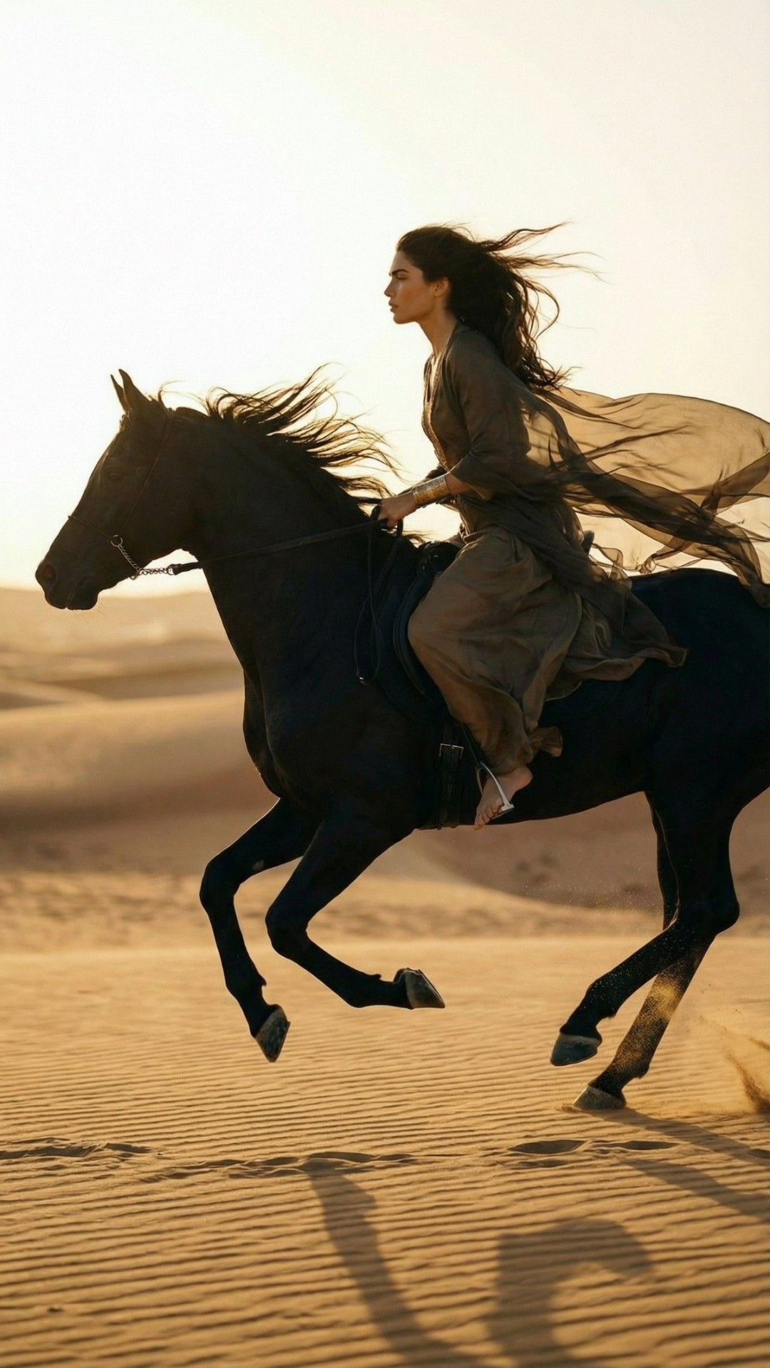 MHR members riding in the desert
